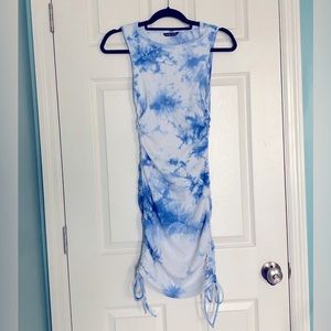 Blue Tie Dye Dress